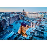 Питер романтиков дворы парадные и закат на крыше (2026-05-31)