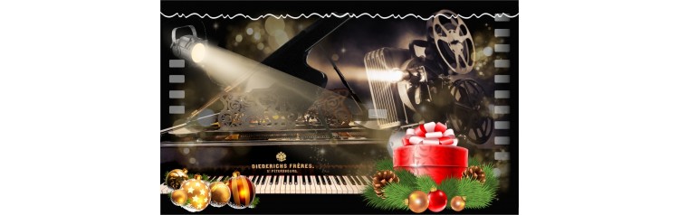 Мировые кинохиты на рояле в стиле Джаз Концерт новогодних миниатюр Киновечеринка с фуршетом ретровикторина и призы Музей ностальгии во дворце на Невском (2026-12-27)