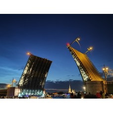 Огни залива и разводные мосты в сопровождении живой музыки  теплый салон (2026-04-21)